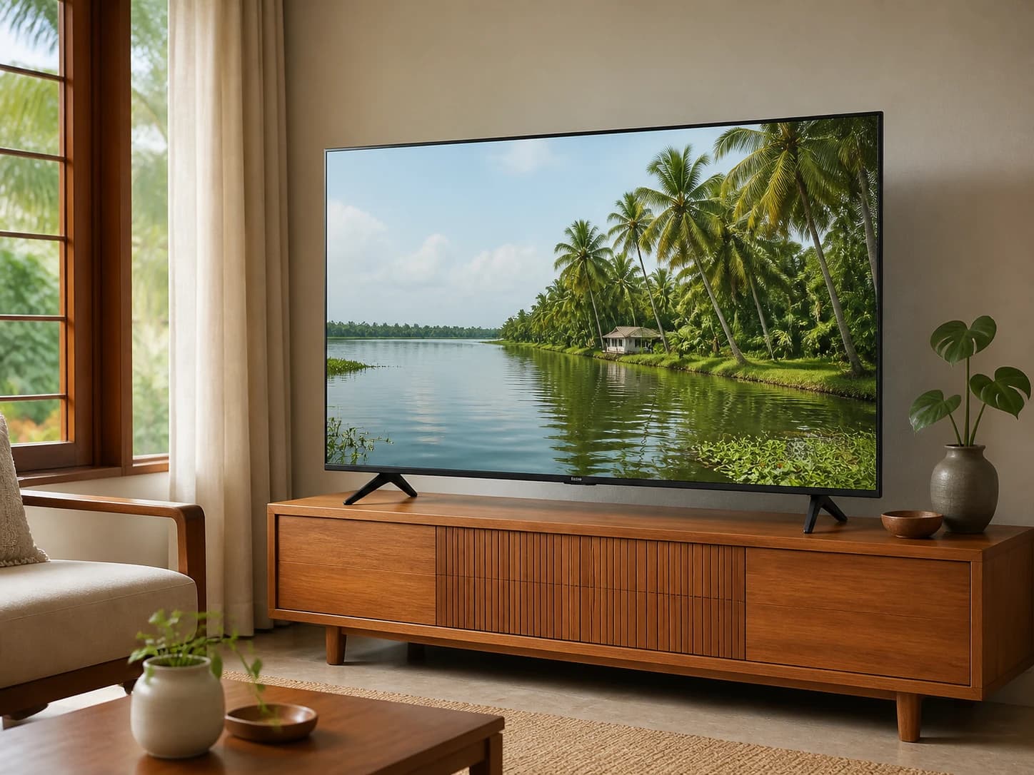 Illustrative scene: Samsung Smart & 4K TVs - MeFirst buying options